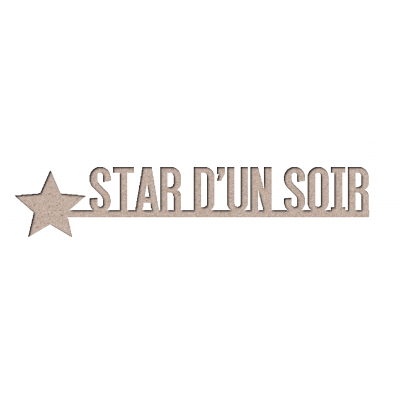 Star d'un soir (to be translated)
